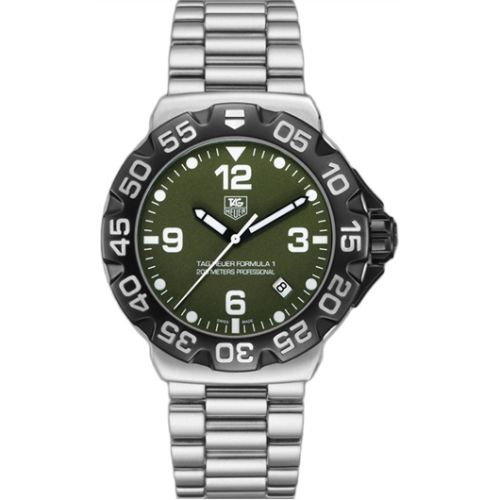 TAG Heuer Formula 1 Quartz 41 Stainless Steel / Green / Bracelet